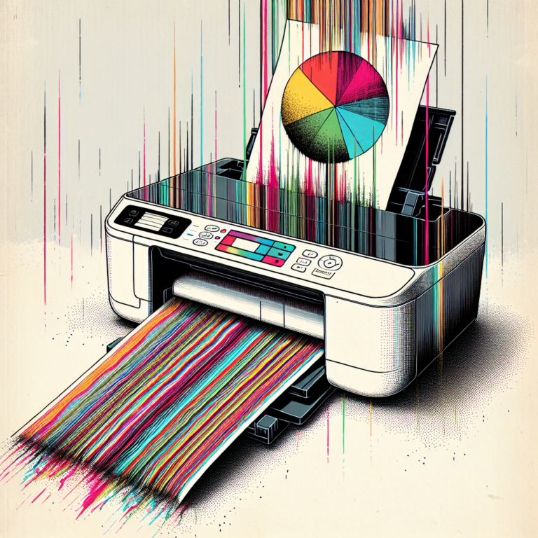 Apa yang Menyebabkan Munculnya Garis atau Coretan pada Hasil Cetak dari Printer Inkjet?